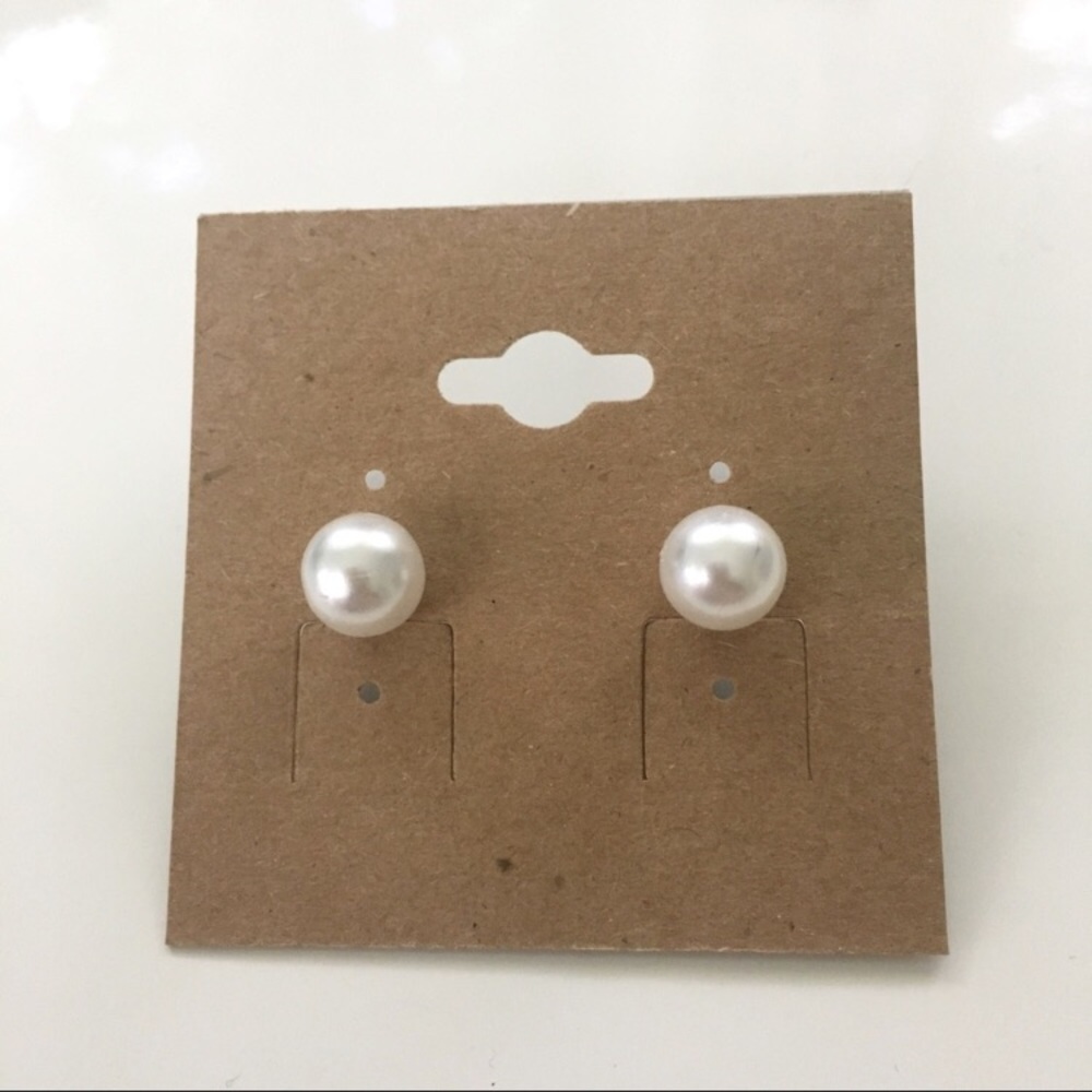 Brand new cute pearl stud earrings